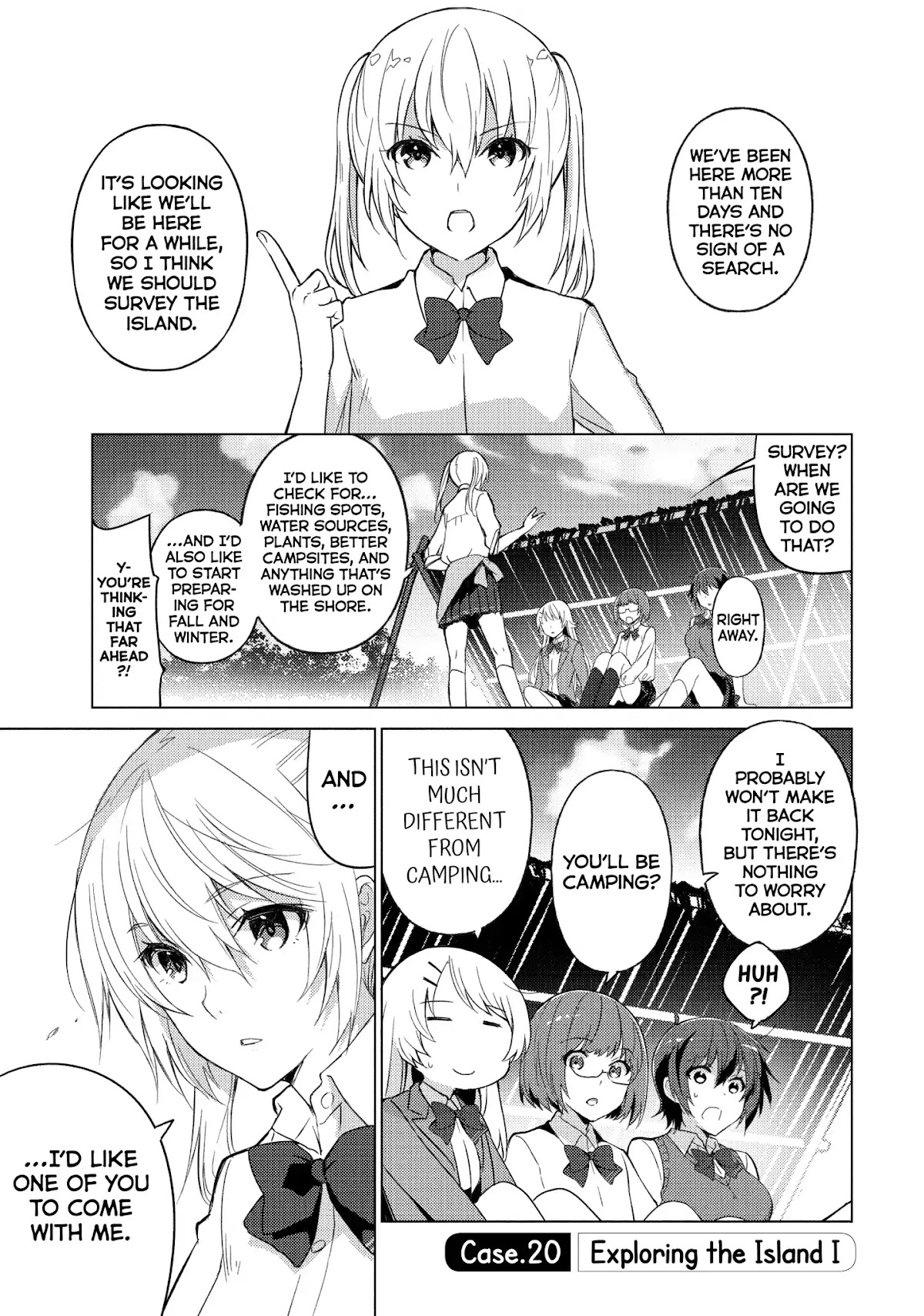 Sounan desu ka? Chapter 20 page 1 - Chapter 20: Vol.2 Case 20: Exploring the Island I