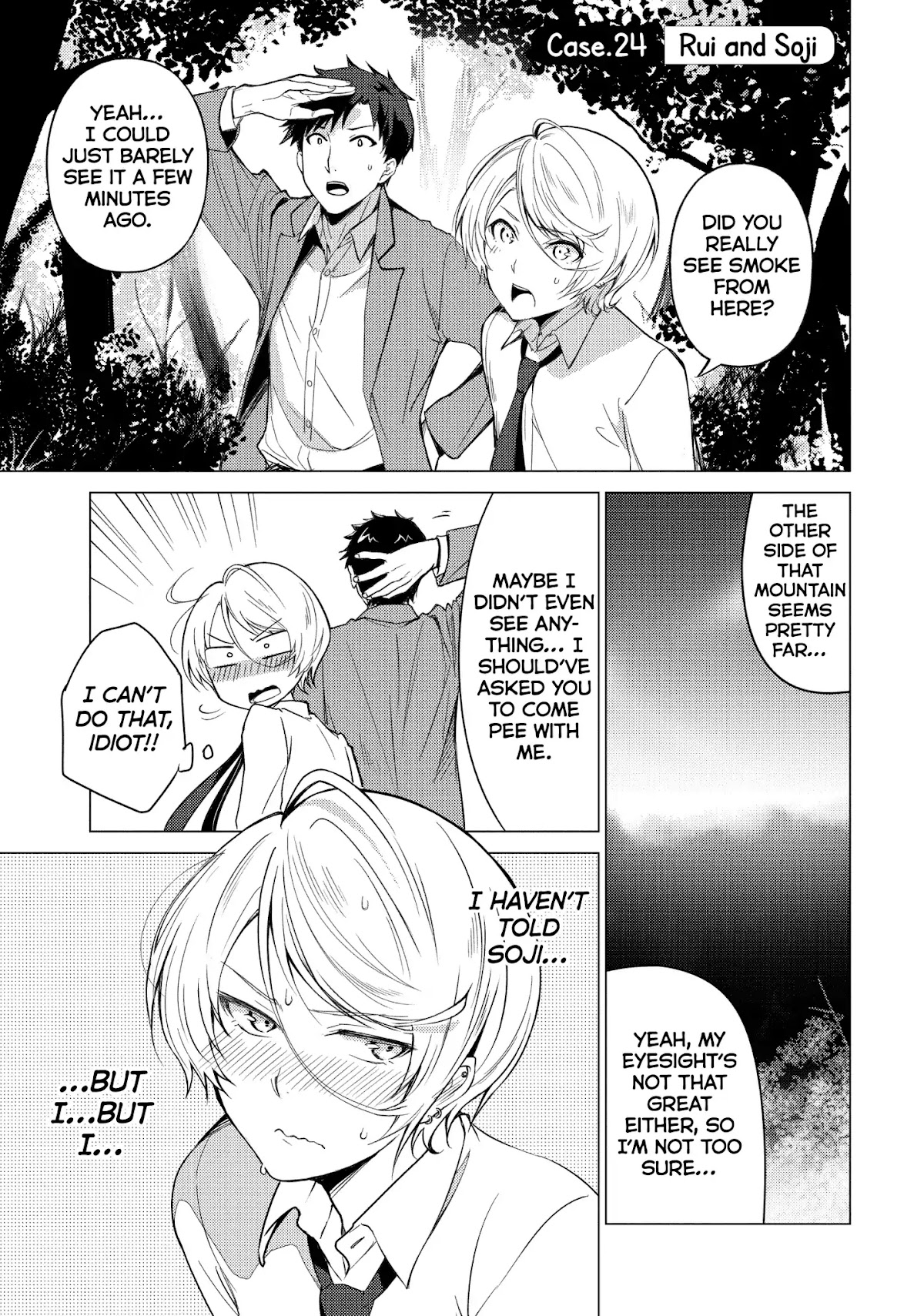 Sounan desu ka? Chapter 24 page 1 - Chapter 24: Vol.2 Case 24: Rui and Soji