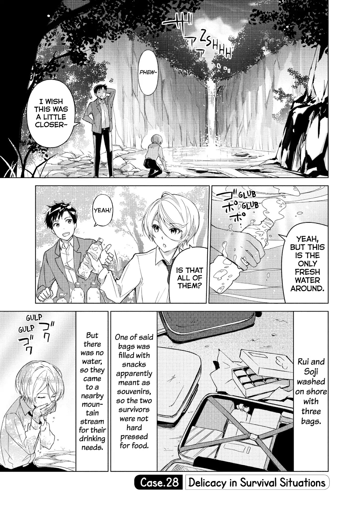 Sounan desu ka? Chapter 28 page 1 - Chapter 28: Vol.2 Case 28: Delicacy in Survival Situations
