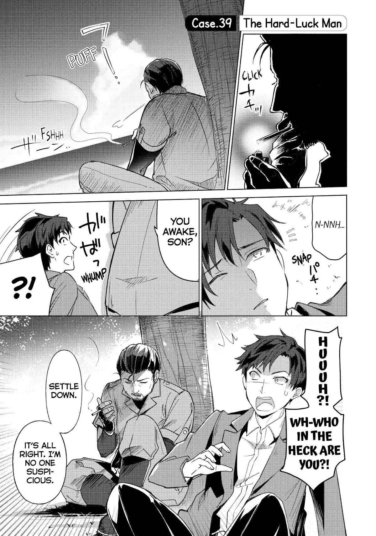 Sounan desu ka? Chapter 39 page 1 - Chapter 39: Vol.3 Case 39: The Hard-Luck Man