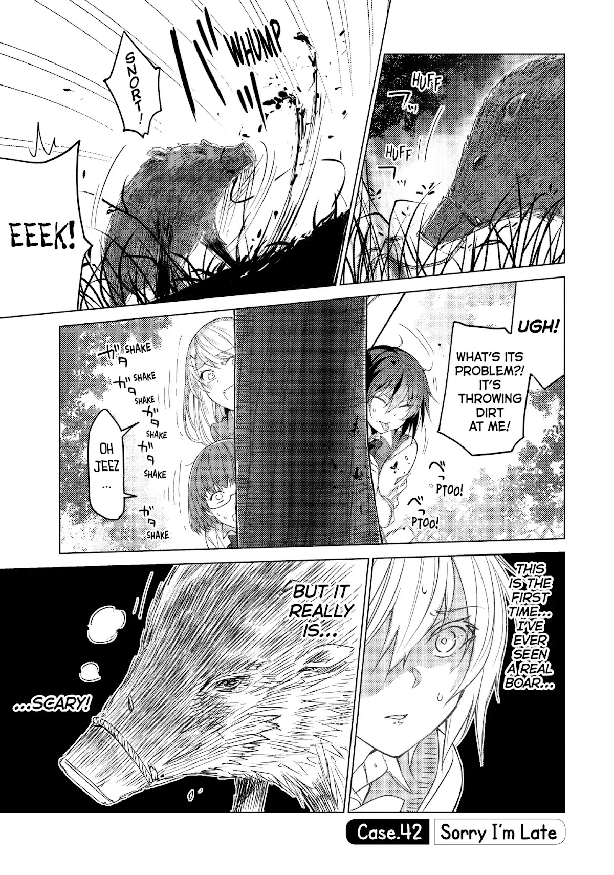 Sounan desu ka? Chapter 42 page 1 - Chapter 42: Vol.3 Case 42: Sorry I'm late