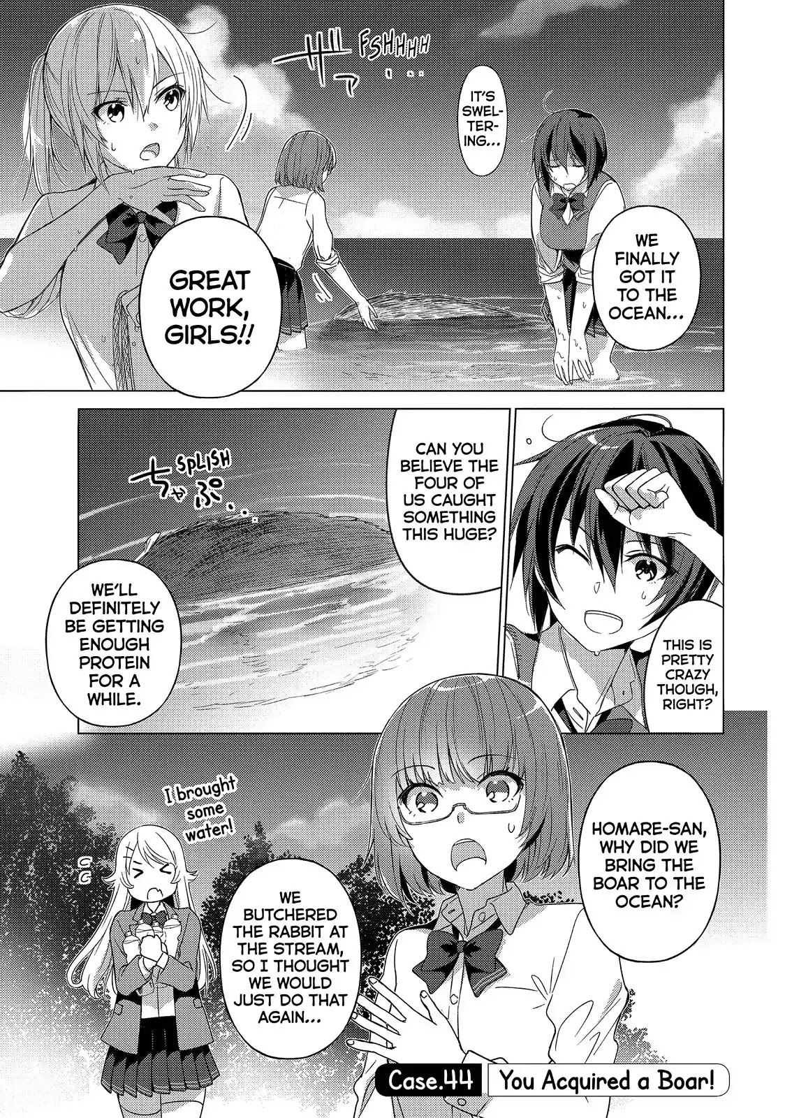 Sounan desu ka? Chapter 44 page 1 - Chapter 44: Vol.4 Case 44: You Acquired a Boar!