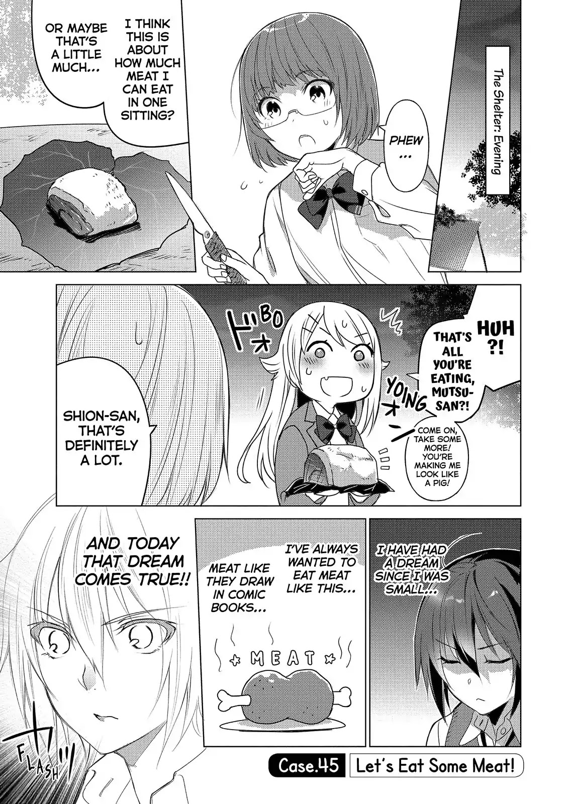 Sounan desu ka? Chapter 45 page 1 - Chapter 45: Vol.4 Case 45: Let's Eat Some Meat!