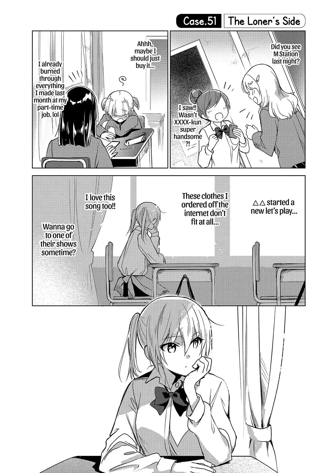 Sounan desu ka? Chapter 51 page 1 - Chapter 51: Vol.4 Case 51: The Loner's Side