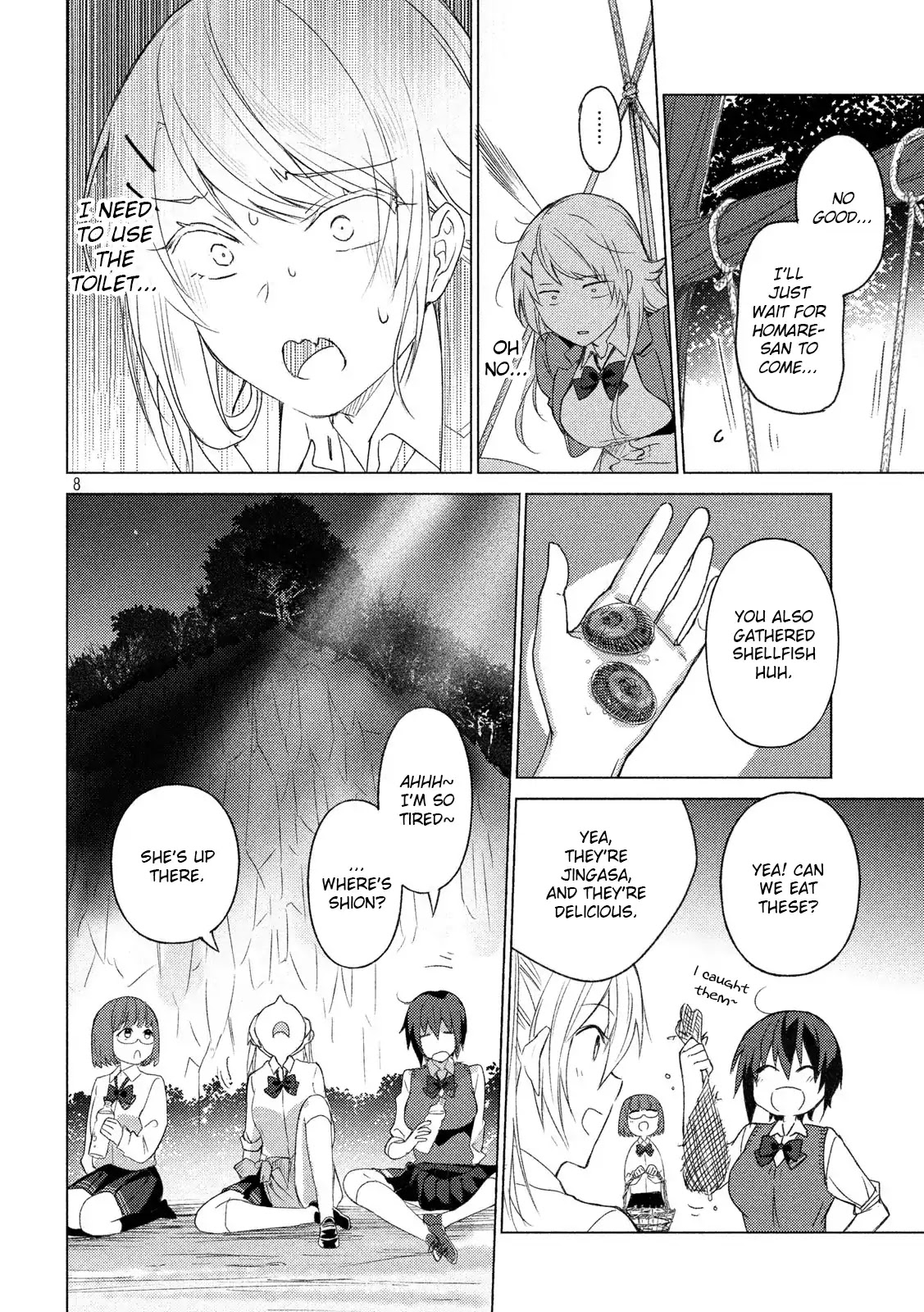 Sounan desu ka? Chapter 61 page 8 - Chapter 61: Shion Masters Ropework!!