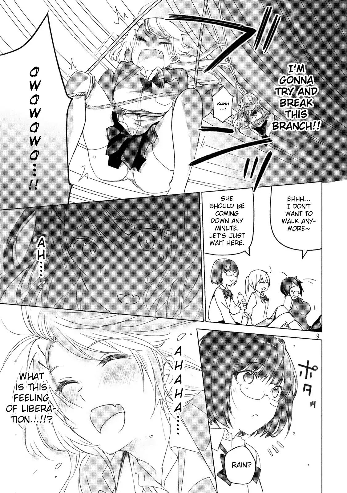 Sounan desu ka? Chapter 61 page 9 - Chapter 61: Shion Masters Ropework!!