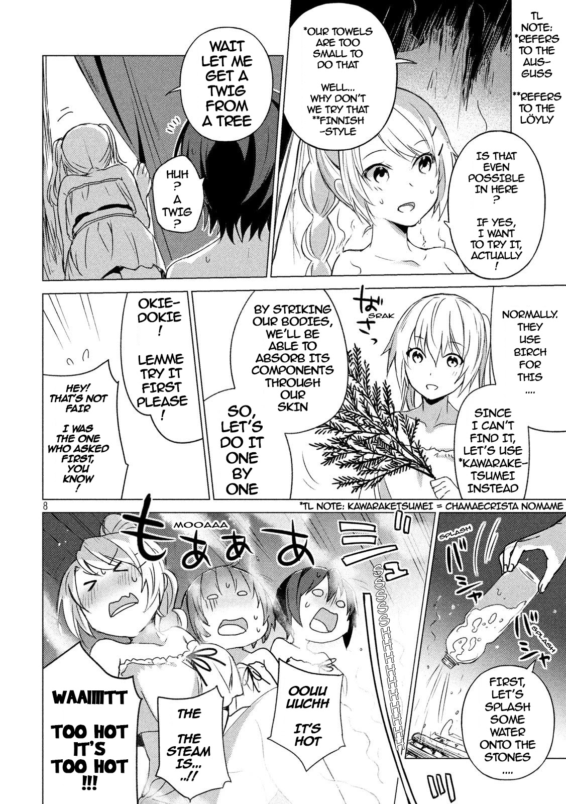 Sounan desu ka? Chapter 80 page 8 - Chapter 80: A Refreshing Sauna