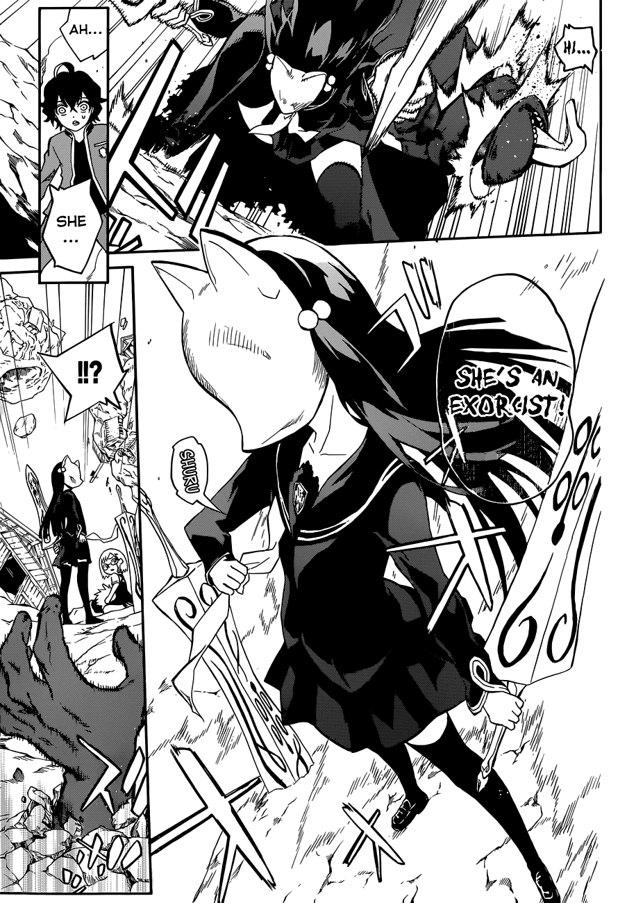 Sousei no Onmyouji Chapter 1 page 34 - Chapter 1: Rokuro & Benio