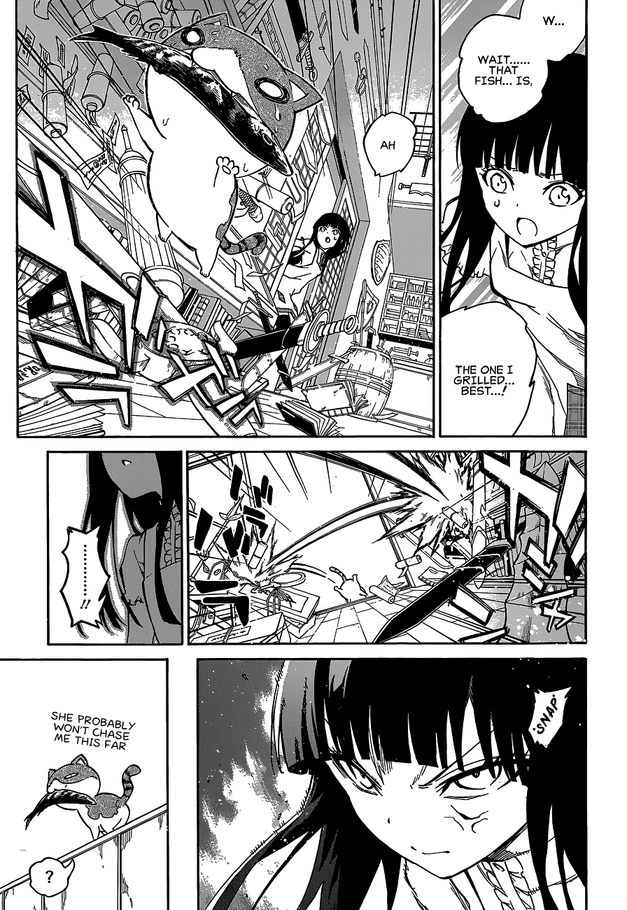Sousei no Onmyouji Chapter 12.5 page 16 - Chapter 12.5: Benio, struggles