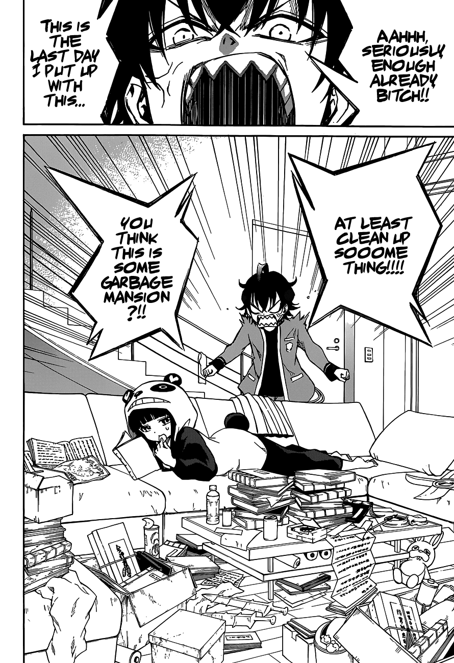 Sousei no Onmyouji Chapter 12.5 page 5 - Chapter 12.5: Benio, struggles