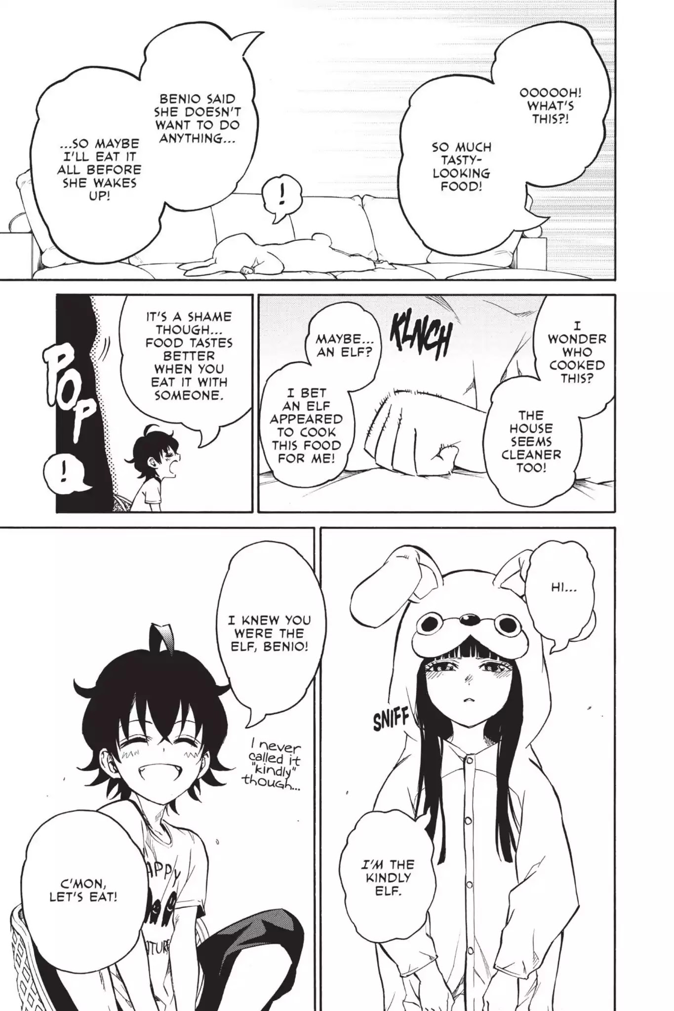 Sousei no Onmyouji Chapter 14.5 page 19 - Vol.4 Bonus: Benio's Struggle