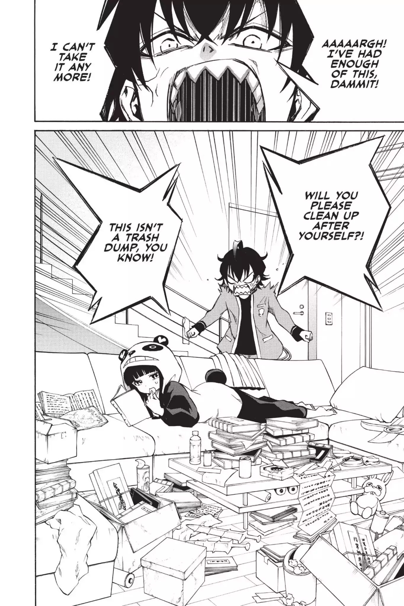 Sousei no Onmyouji Chapter 14.5 page 4 - Vol.4 Bonus: Benio's Struggle