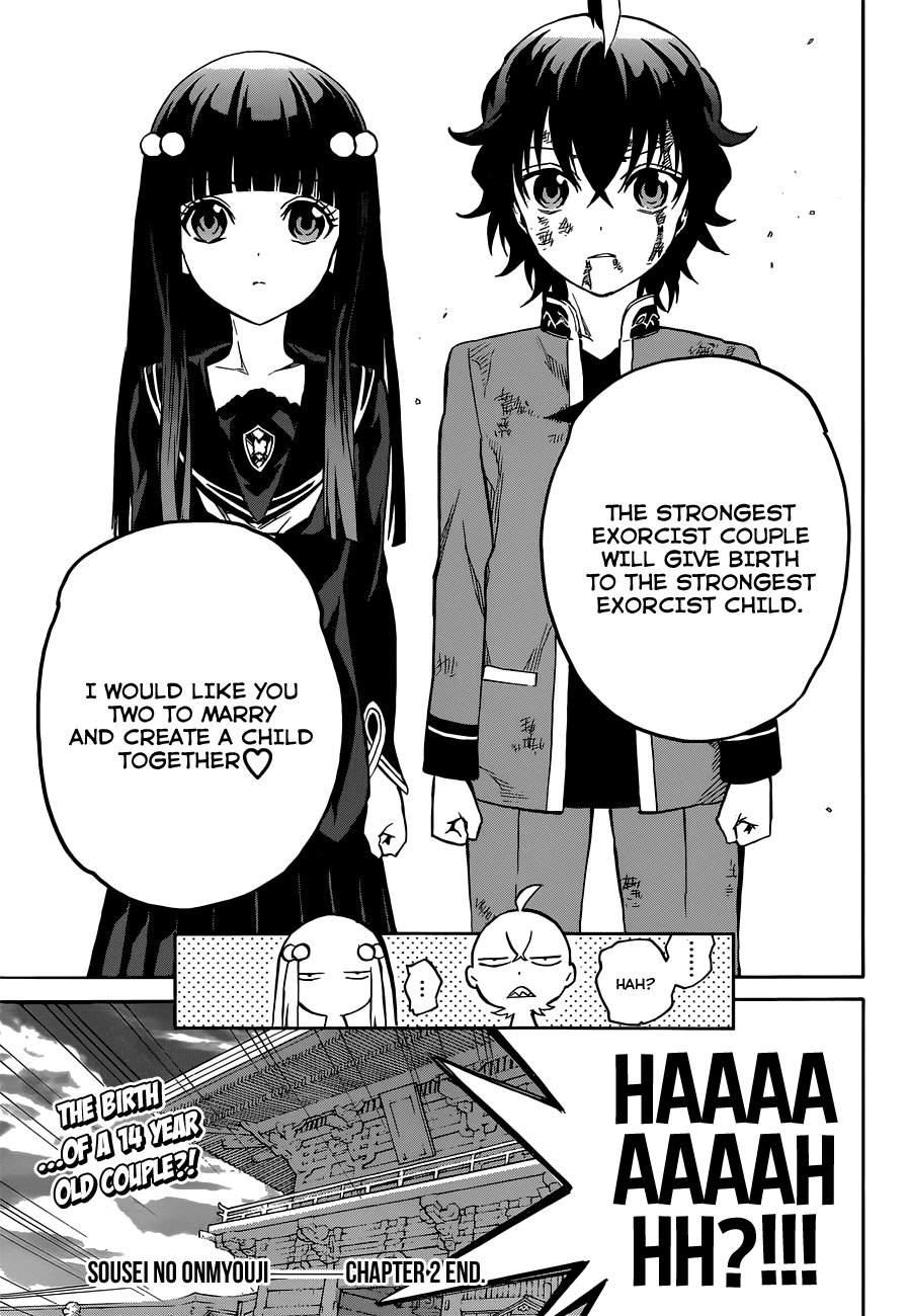 Sousei no Onmyouji Chapter 2 page 56 - Chapter 2: Twin Star Crossing