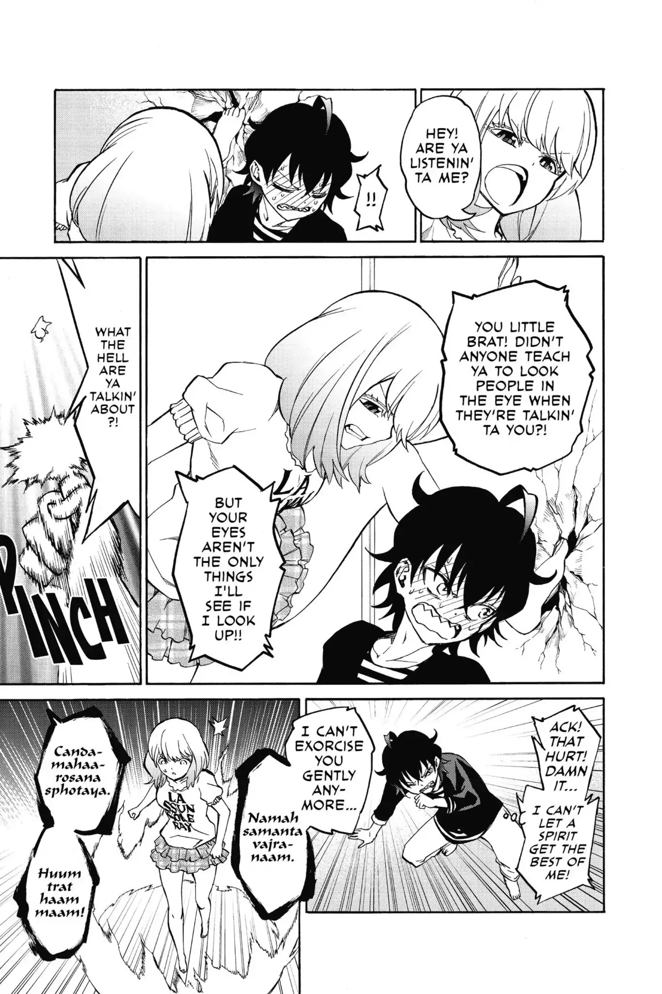 Sousei no Onmyouji Chapter 21.5 page 13 - Vol.6 Bonus: The Many Faces of Mayura