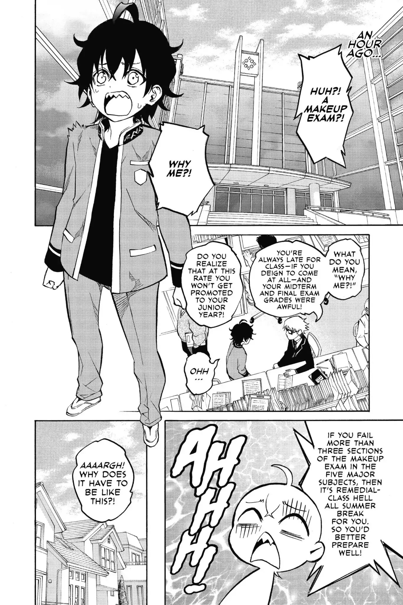 Sousei no Onmyouji Chapter 21.5 page 4 - Vol.6 Bonus: The Many Faces of Mayura