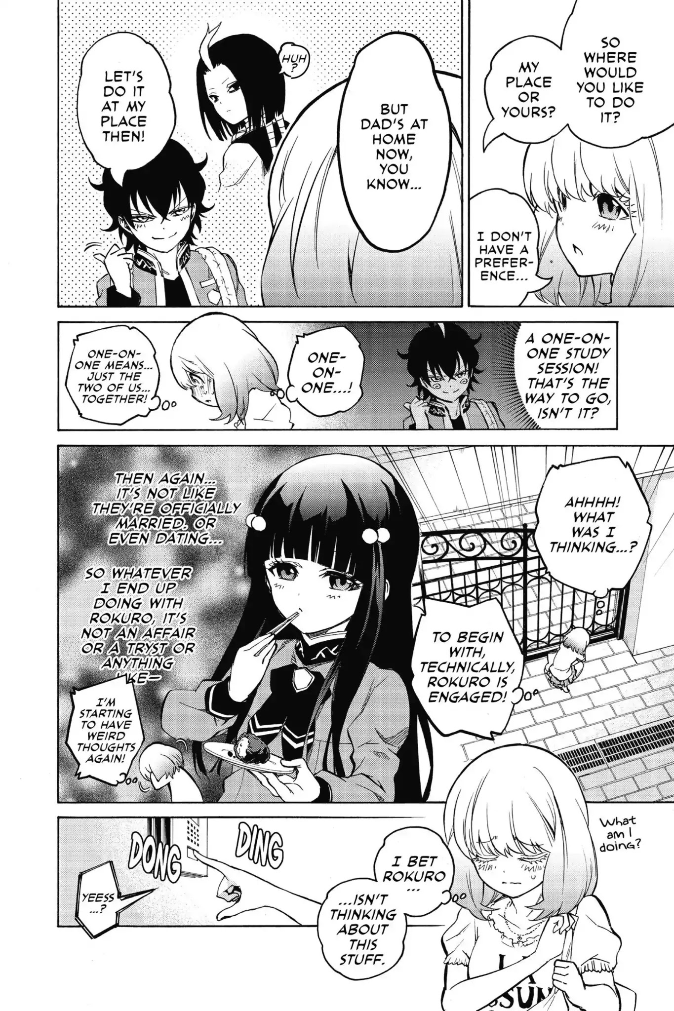 Sousei no Onmyouji Chapter 21.5 page 6 - Vol.6 Bonus: The Many Faces of Mayura