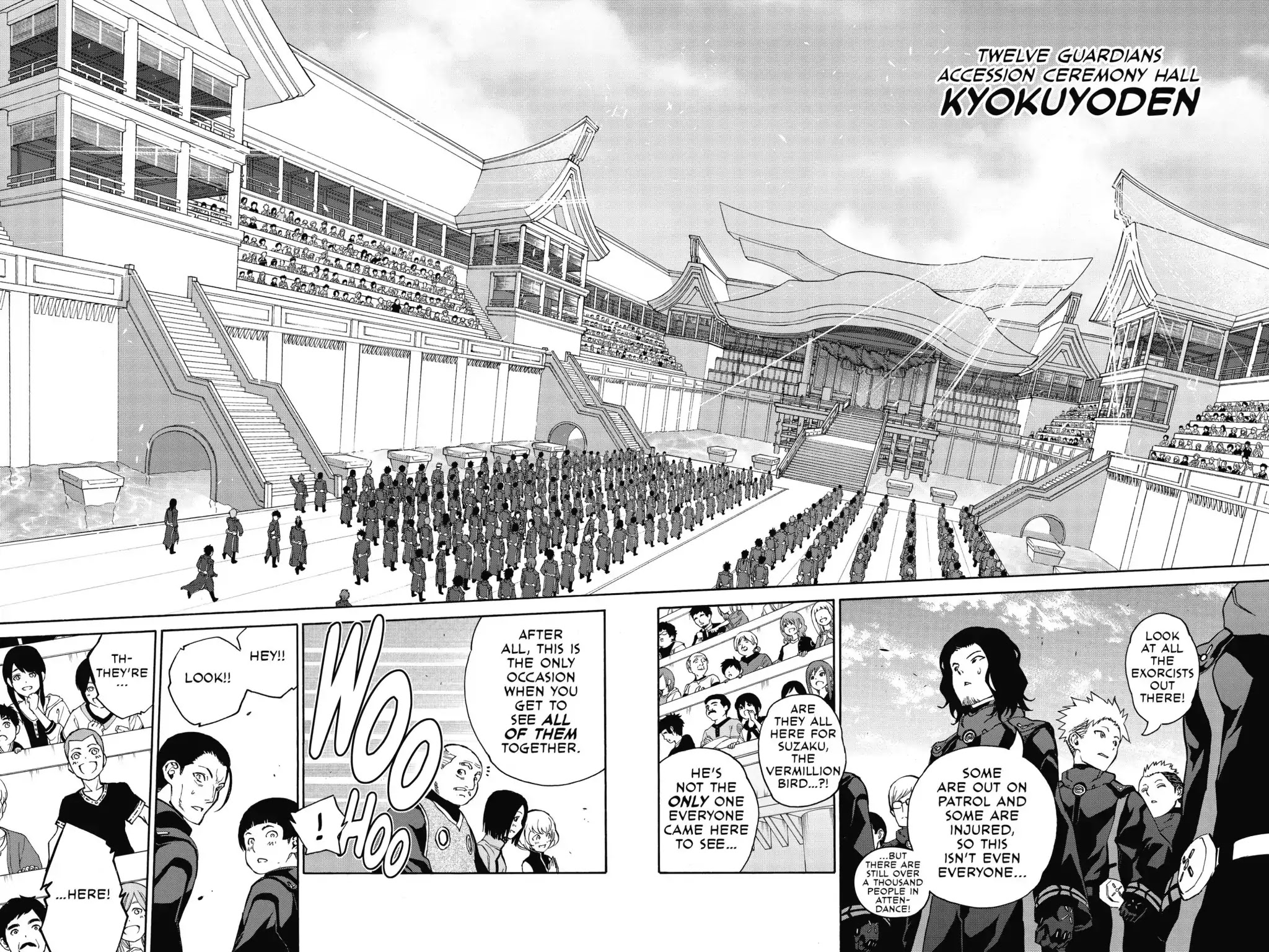 Sousei no Onmyouji Chapter 21.7 page 6 - Vol.6 Bonus: Suzaku's Ceremony of Accession to the Twelve Guardians