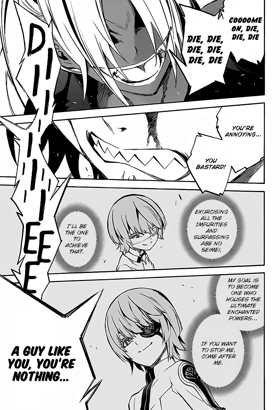 Sousei no Onmyouji Chapter 28 page 22 - Chapter 28: A Black Birth Cry
