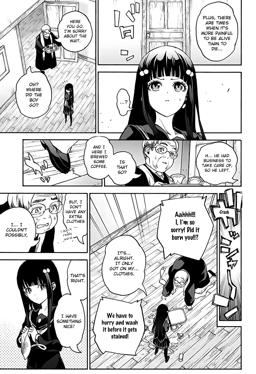 Sousei no Onmyouji Chapter 29.5 page 14 - Chapter 29.5: Twin Star Regression