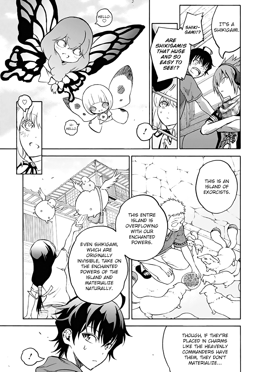 Sousei no Onmyouji Chapter 34 page 13 - Chapter 34: The Island Where Stars Gather