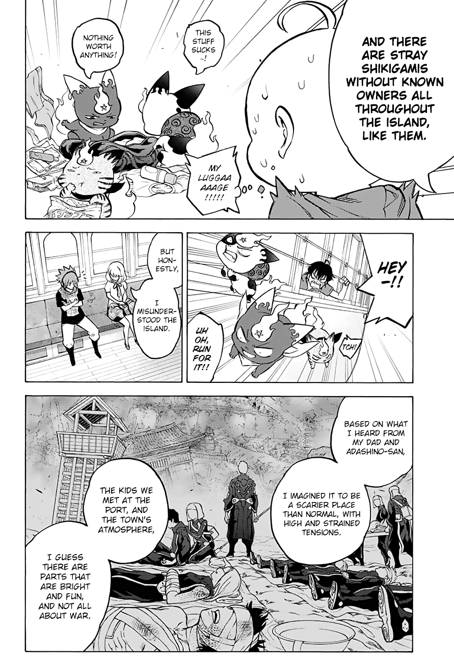 Sousei no Onmyouji Chapter 34 page 14 - Chapter 34: The Island Where Stars Gather