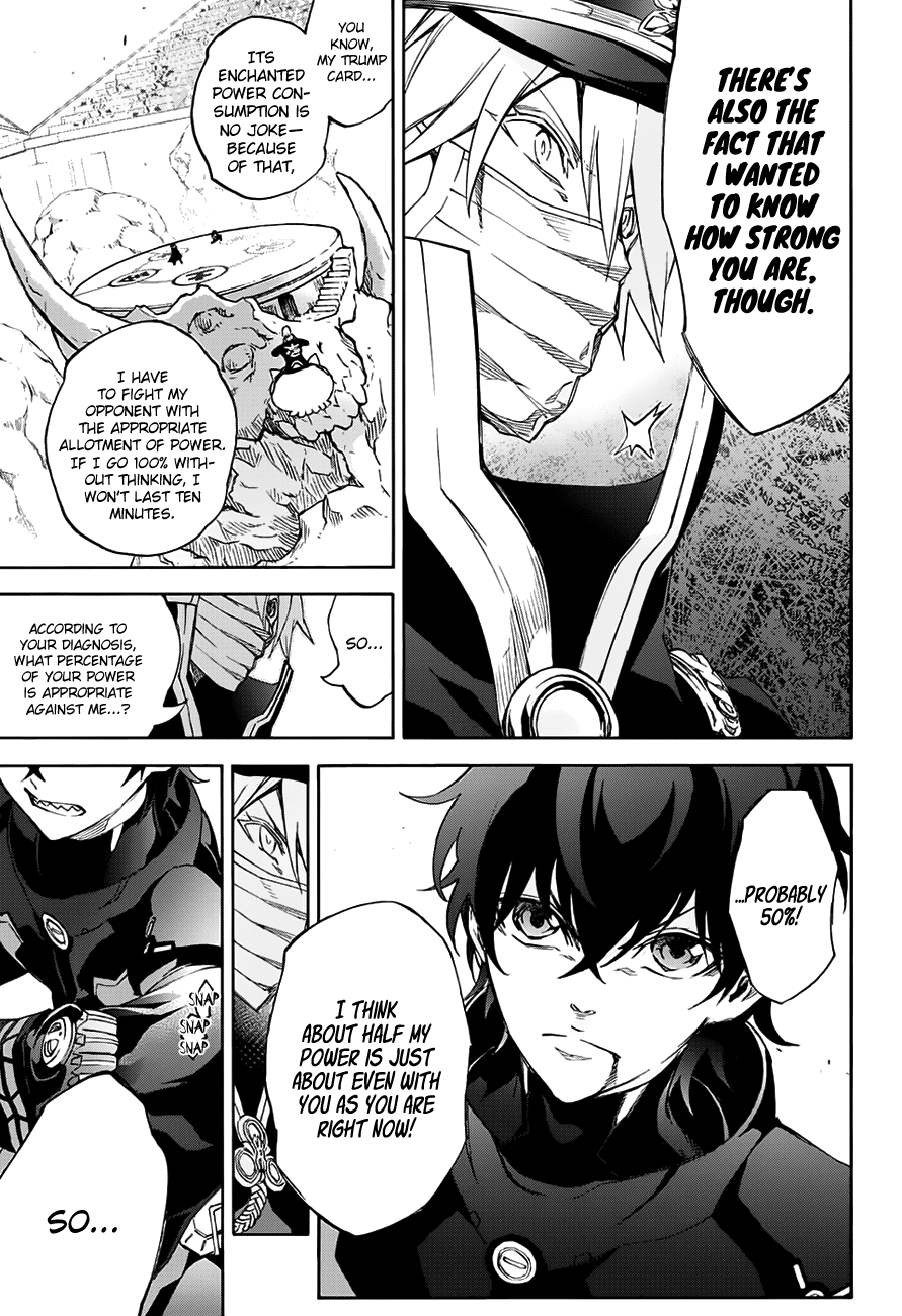 Sousei no Onmyouji Chapter 44 page 19 - Chapter 44: Raging Inferno at Hadarae Castle!!