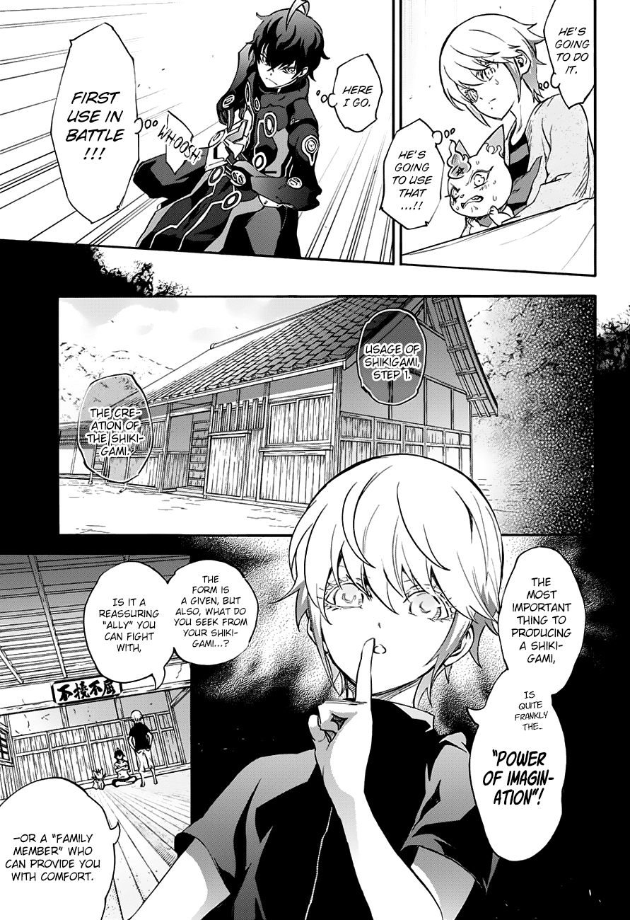 Sousei no Onmyouji Chapter 44 page 21 - Chapter 44: Raging Inferno at Hadarae Castle!!