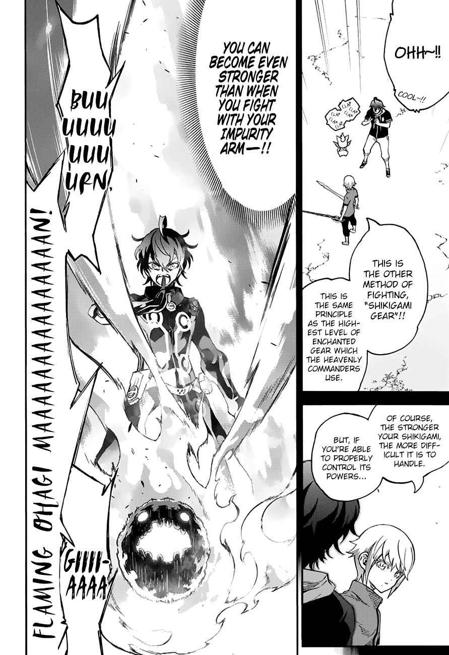 Sousei no Onmyouji Chapter 44 page 28 - Chapter 44: Raging Inferno at Hadarae Castle!!