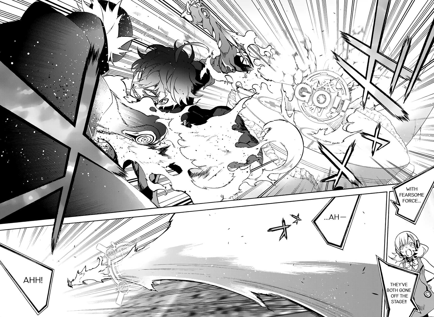 Sousei no Onmyouji Chapter 44 page 33 - Chapter 44: Raging Inferno at Hadarae Castle!!