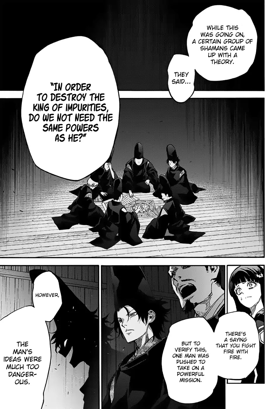 Sousei no Onmyouji Chapter 52 page 22 - Chapter 52: Arc of Adashino Benio 2: The Young Girl's Hell