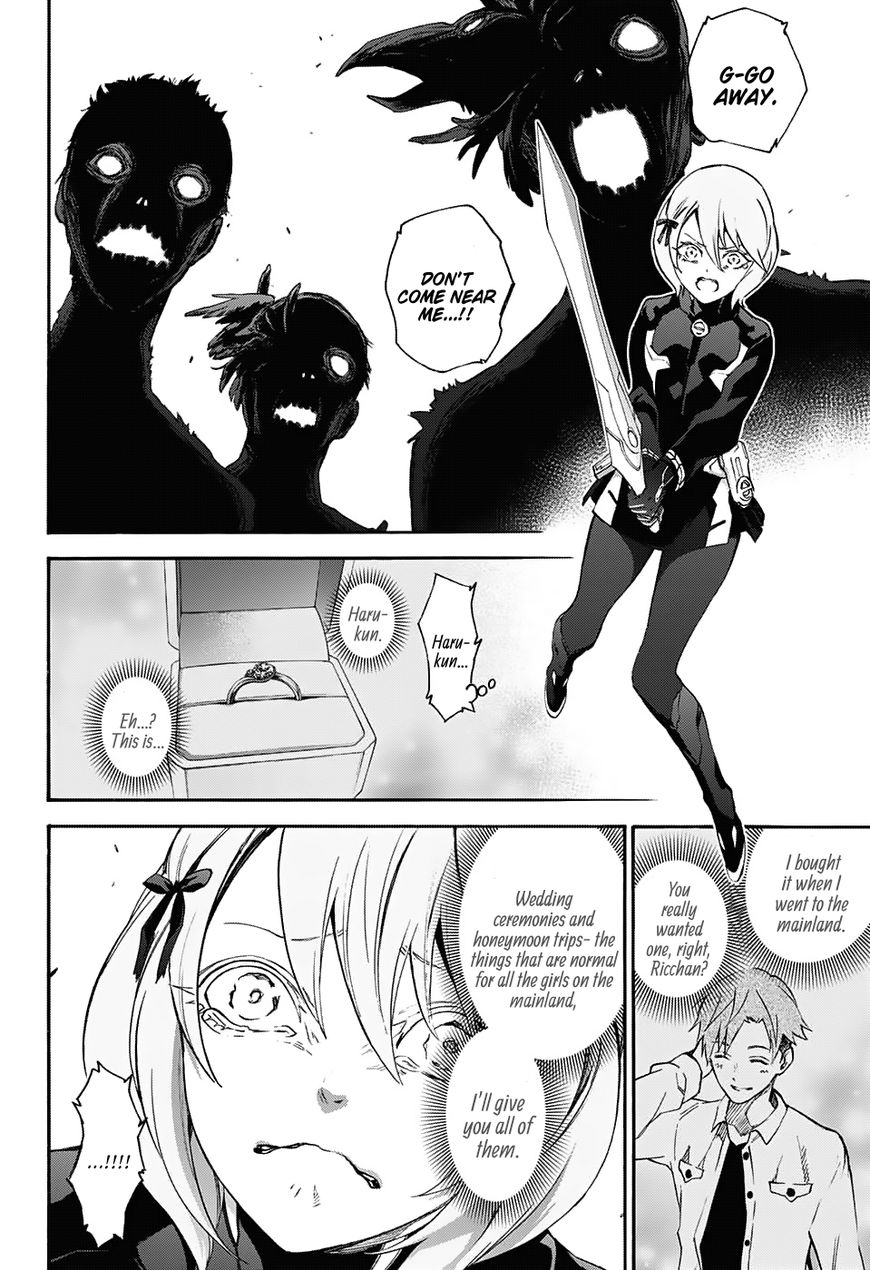 Sousei no Onmyouji Chapter 56 page 9 - Chapter 56: Despair Comes with a Smile