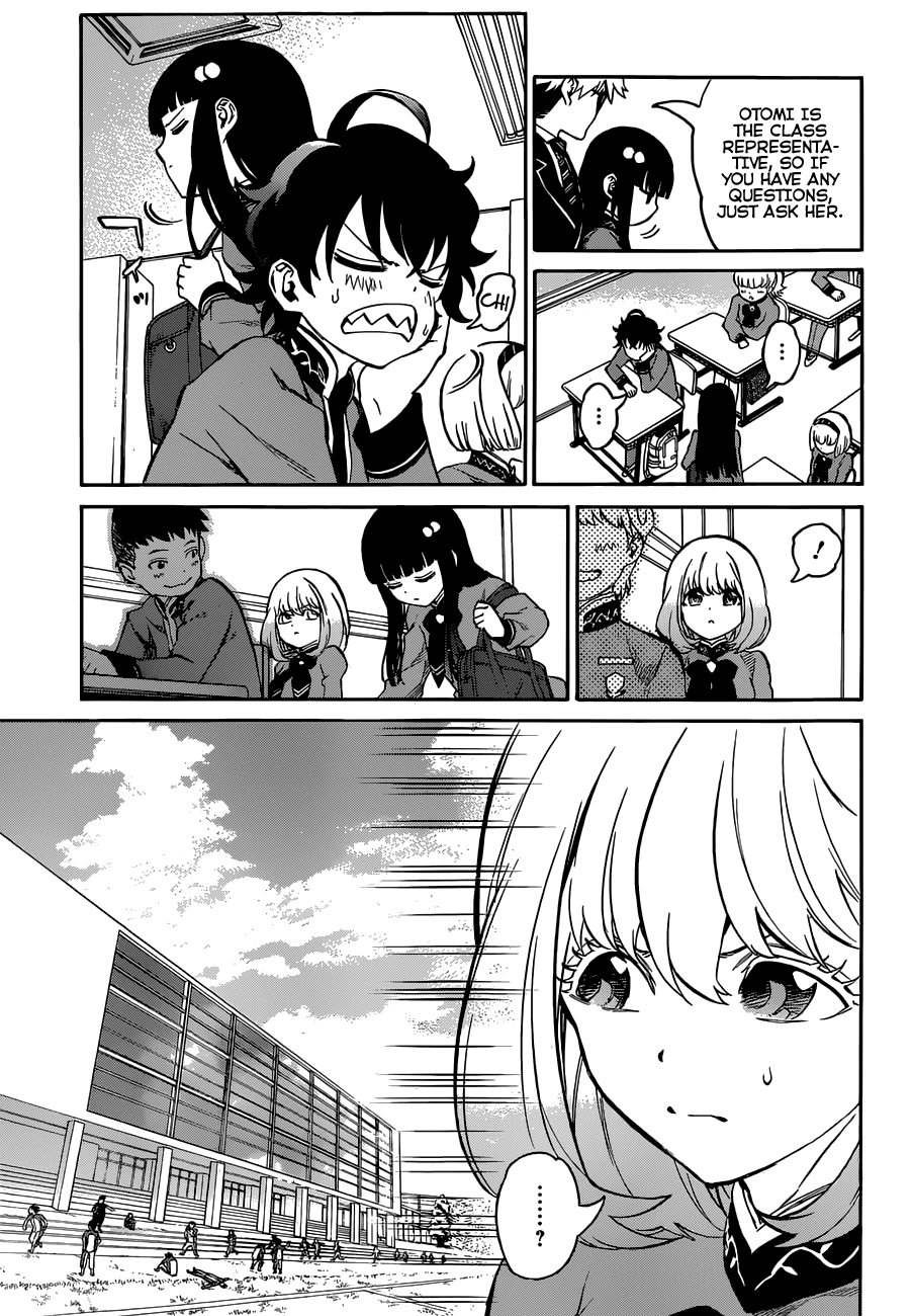 Sousei no Onmyouji Chapter 6 page 15 - Chapter 6: Rokuro's Feelings
