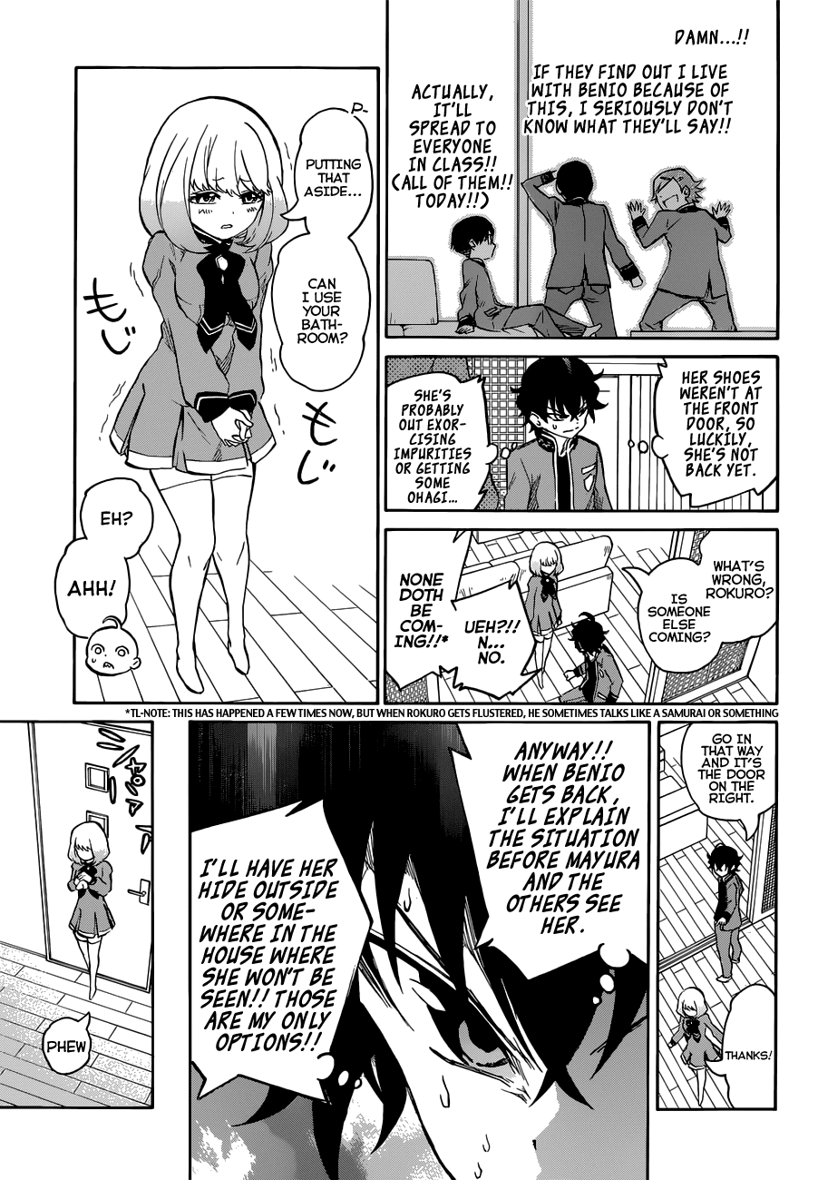 Sousei no Onmyouji Chapter 6 page 21 - Chapter 6: Rokuro's Feelings