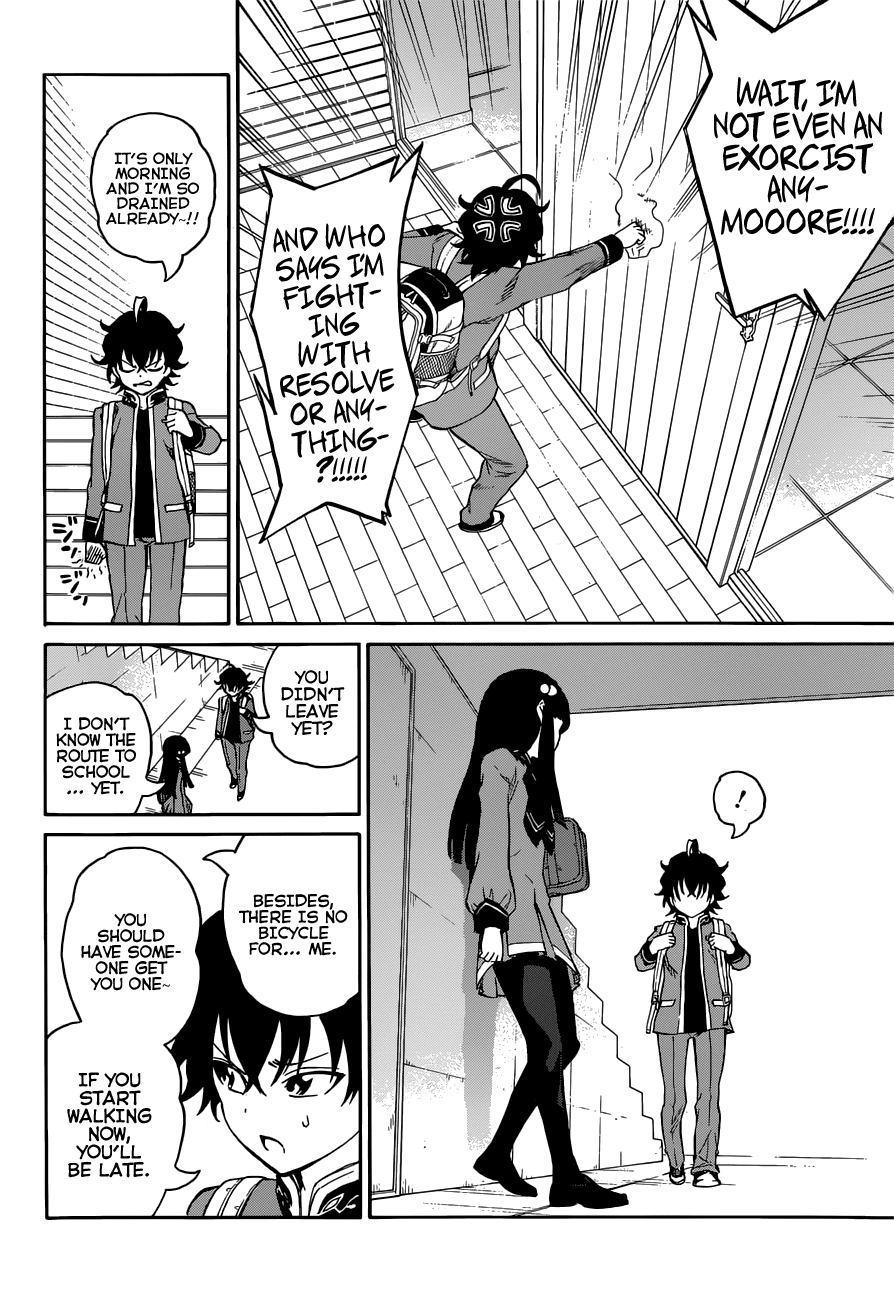 Sousei no Onmyouji Chapter 6 page 8 - Chapter 6: Rokuro's Feelings