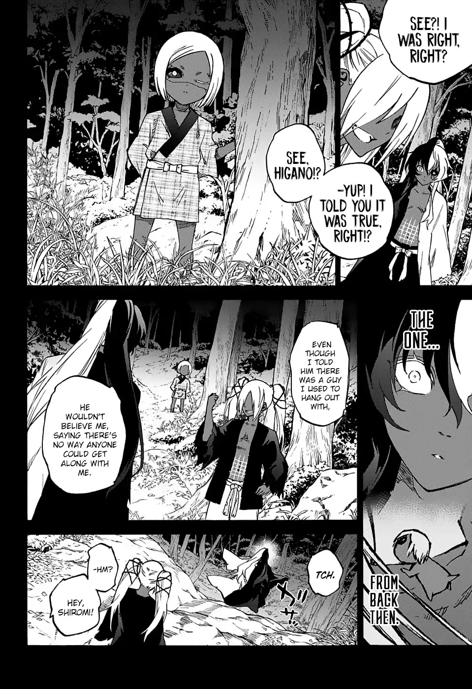 Sousei no Onmyouji Chapter 61 page 7 - Chapter 61: The Enmadou House VS. Shi-Shi-Shi-Shi-Shiromi