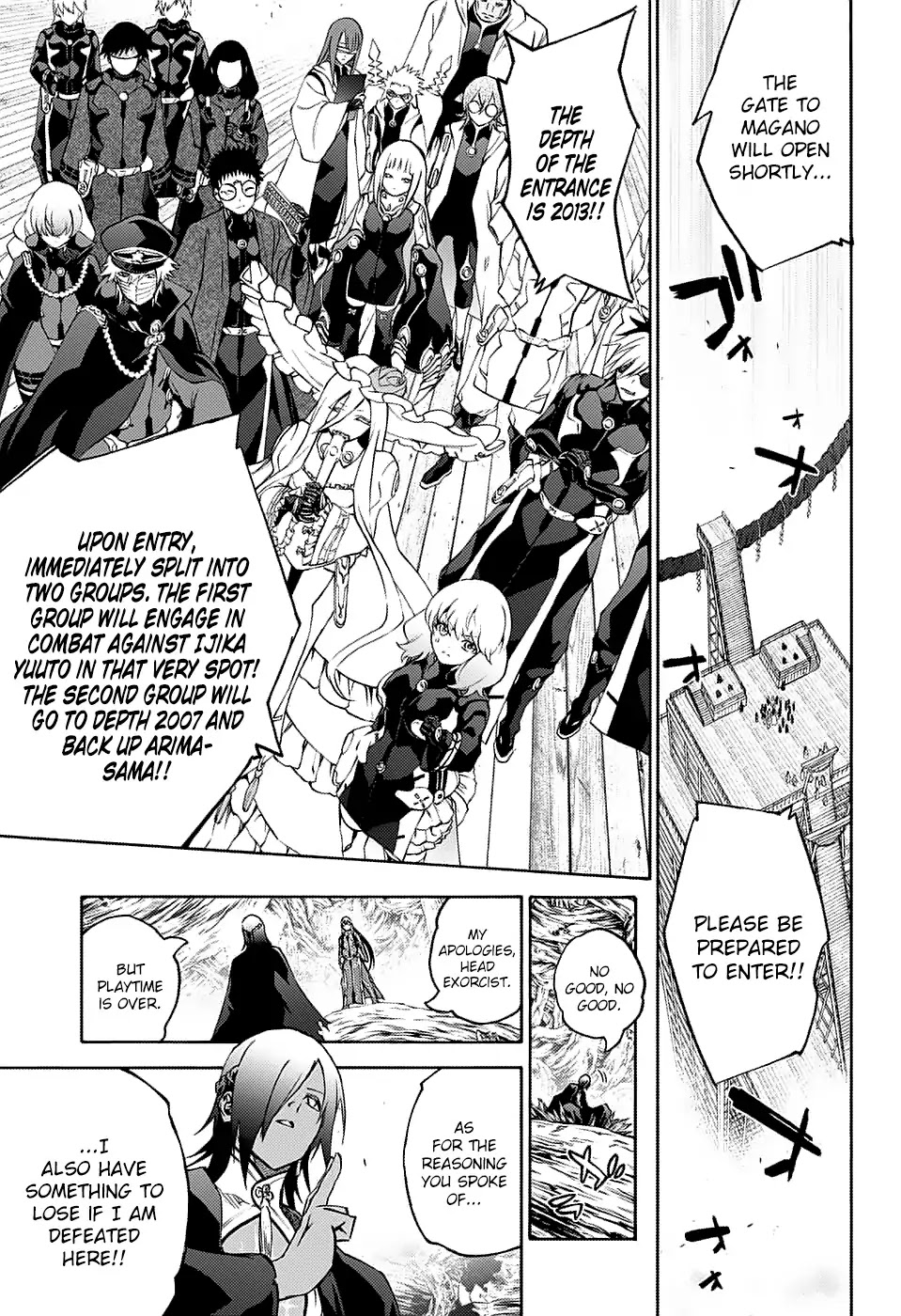 Sousei no Onmyouji Chapter 64 page 15 - Chapter 64: Absolute Parallel Lines of Existence