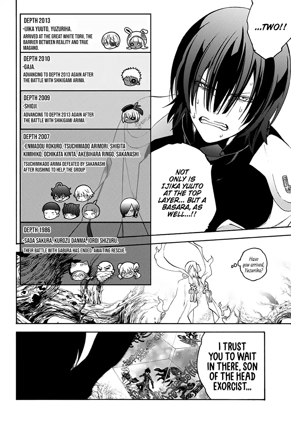 Sousei no Onmyouji Chapter 64 page 29 - Chapter 64: Absolute Parallel Lines of Existence
