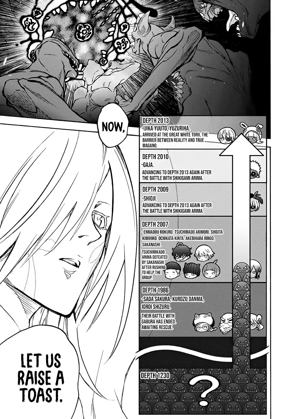 Sousei no Onmyouji Chapter 64 page 34 - Chapter 64: Absolute Parallel Lines of Existence