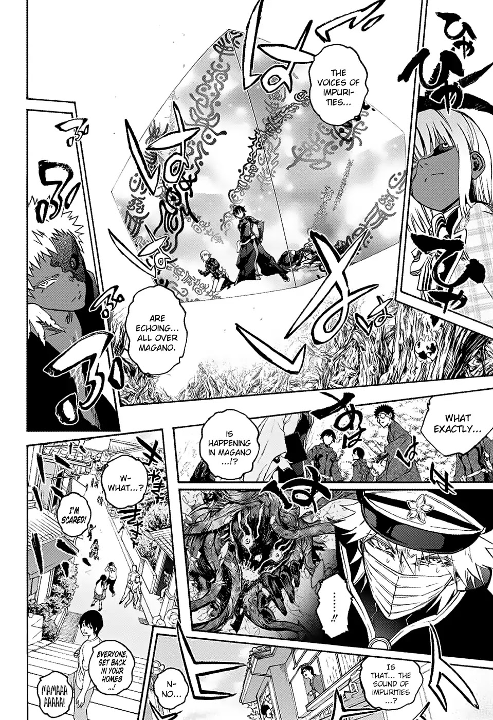 Sousei no Onmyouji Chapter 64 page 36 - Chapter 64: Absolute Parallel Lines of Existence