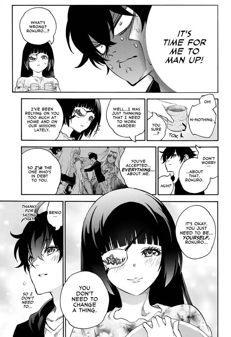 Sousei no Onmyouji Chapter 77 page 21 - Chapter 77: The Grown-Up Twin Stars
