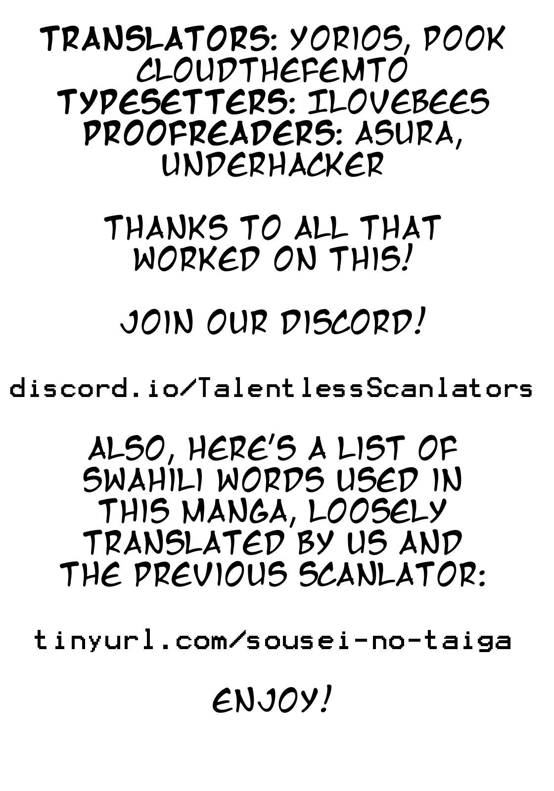 Sousei no Taiga Chapter 48 page 21 - Chapter 48: Mammoth's Last Breath