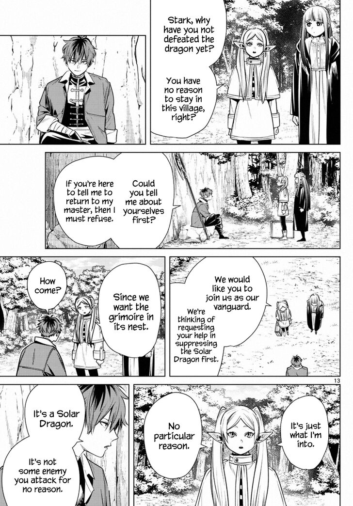 Sousou no Frieren Chapter 10 page 13 - Chapter 10: Solar Dragon