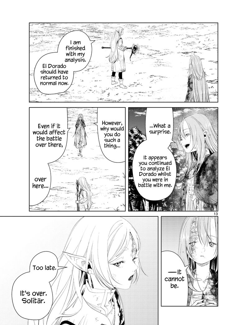 Sousou no Frieren Chapter 102 page 13 - Chapter 102: A Draw