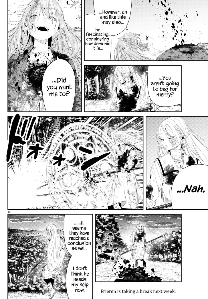 Sousou no Frieren Chapter 102 page 18 - Chapter 102: A Draw