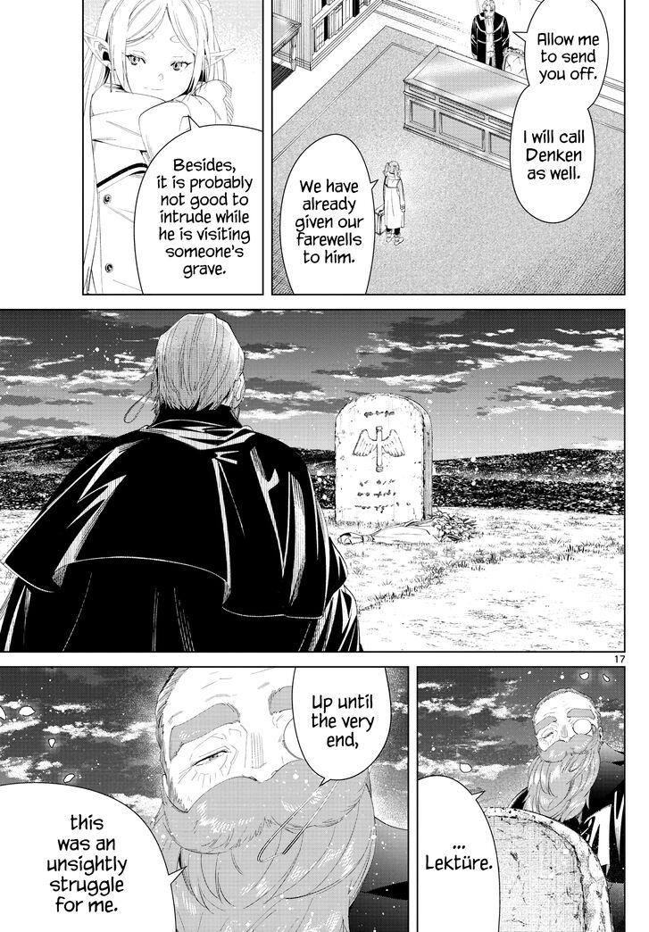 Sousou no Frieren Chapter 104 page 17 - Chapter 104: A Visit to Her Grave