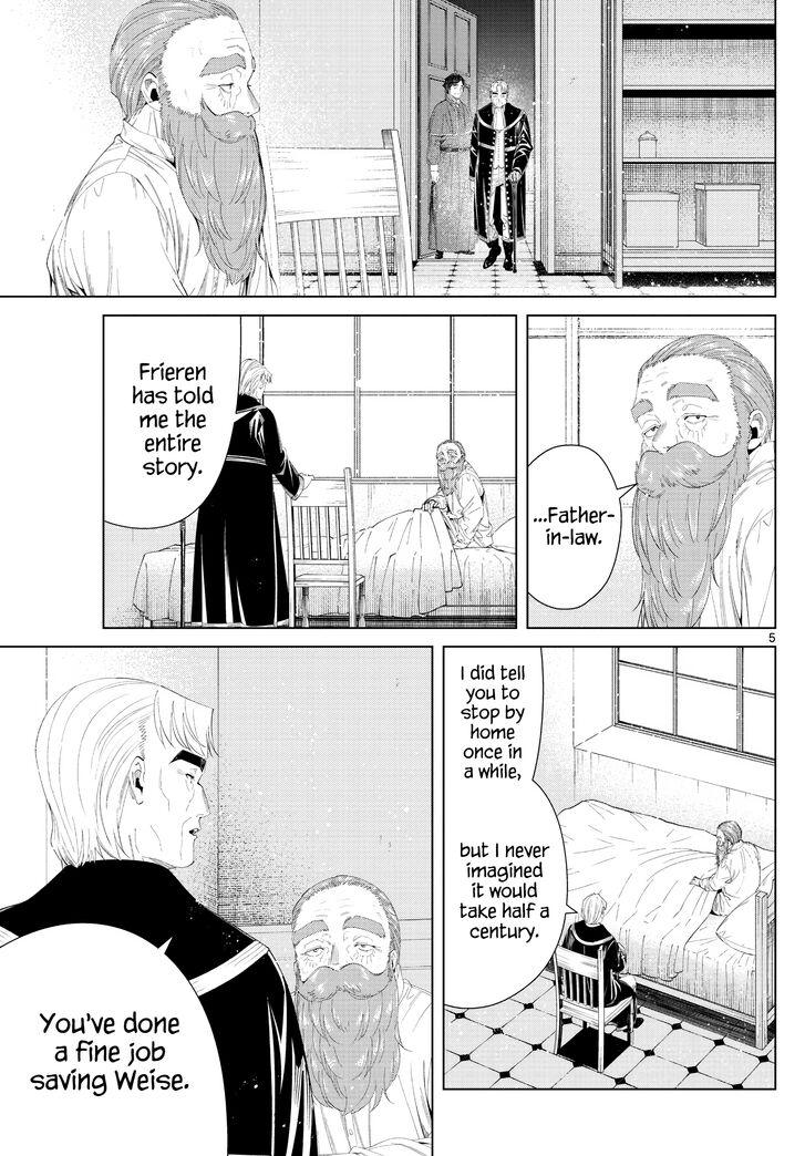 Sousou no Frieren Chapter 104 page 5 - Chapter 104: A Visit to Her Grave