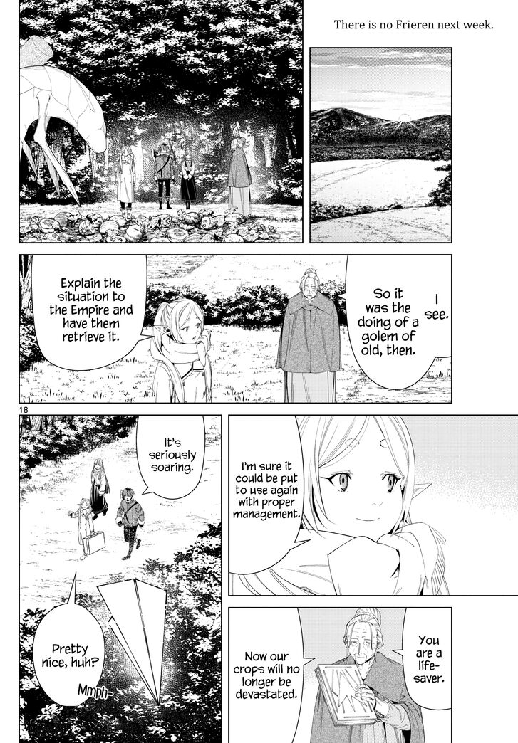 Sousou no Frieren Chapter 105 page 18 - Chapter 105: Golem