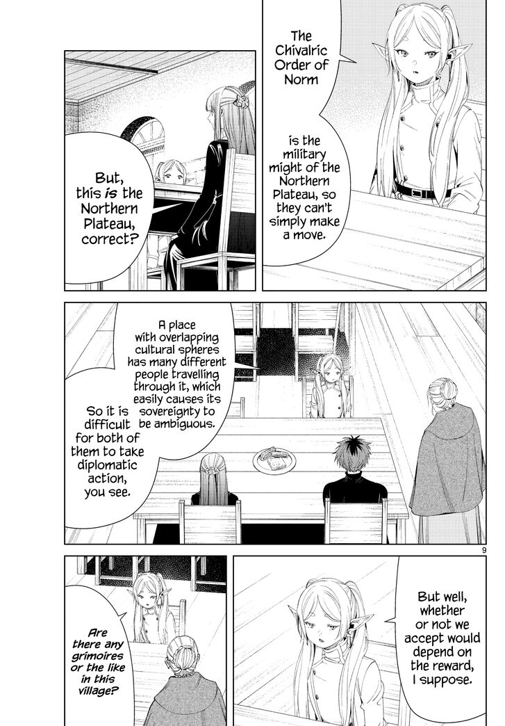 Sousou no Frieren Chapter 105 page 9 - Chapter 105: Golem