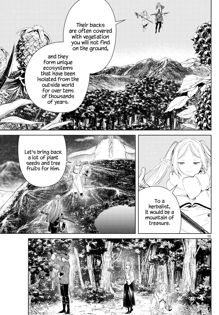 Sousou no Frieren Chapter 106 page 15 - Chapter 106: Sky-Mountain Dragon