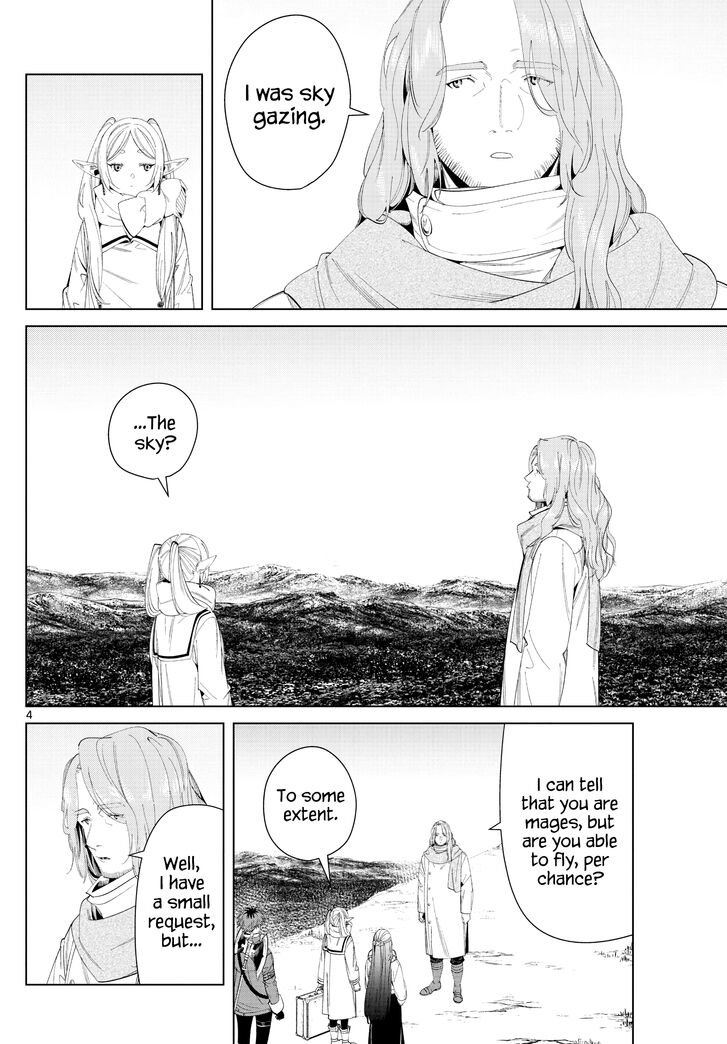 Sousou no Frieren Chapter 106 page 4 - Chapter 106: Sky-Mountain Dragon